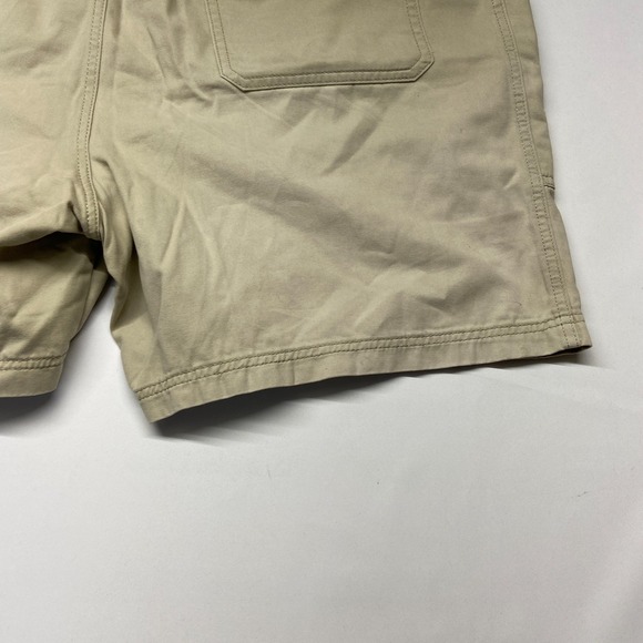Croft & Barrow Cargo Shorts Men's 40 Beige Cotton Zipper Fly Pockets Flat Front - Picture 8 of 12